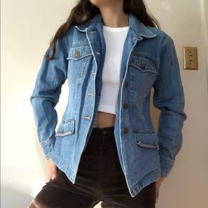 Vintage DKNY denim blazer jacket